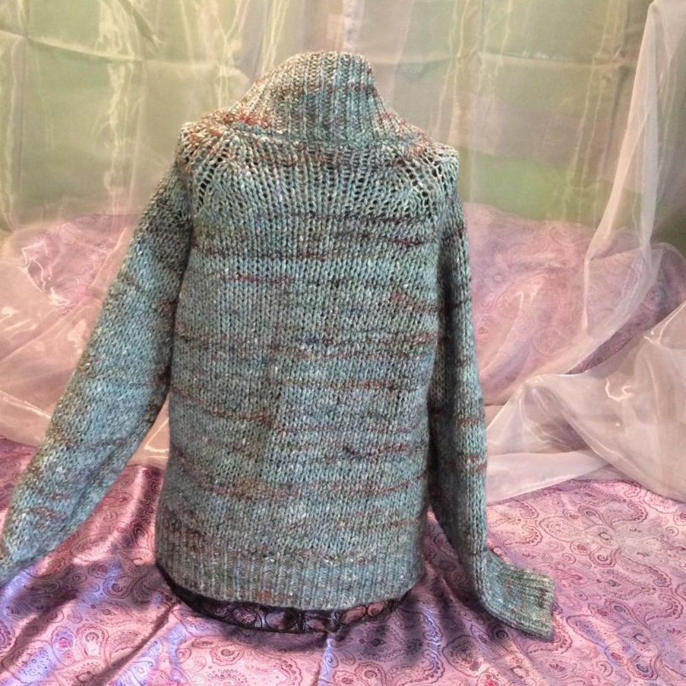 Green Knit Sweater - Picture 2 of 2